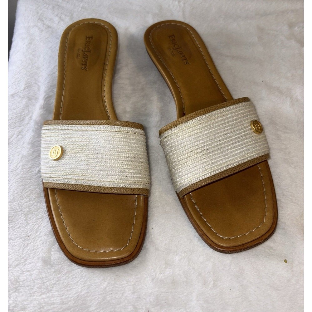 Eric Javits Bellport Sandals Sz 8 N